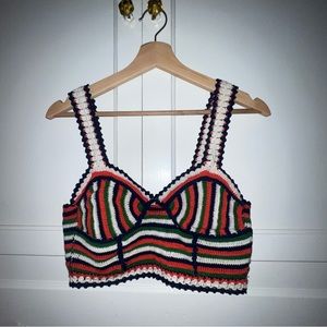 Anthropologie Crochet Top by Moth